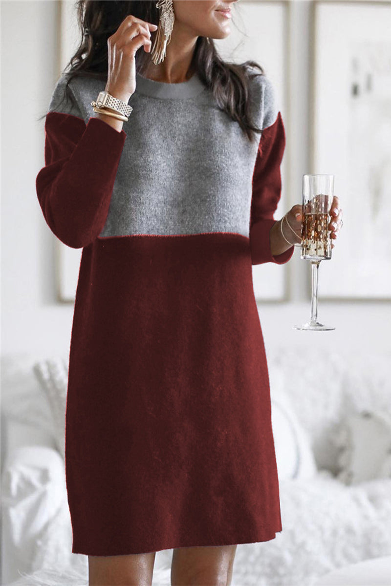 Hana Classic And Elegant Dress with Relaxed Fit and Layered Outfit Styling