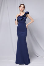 Off Shoulder Mermaid Maxi Party Dress