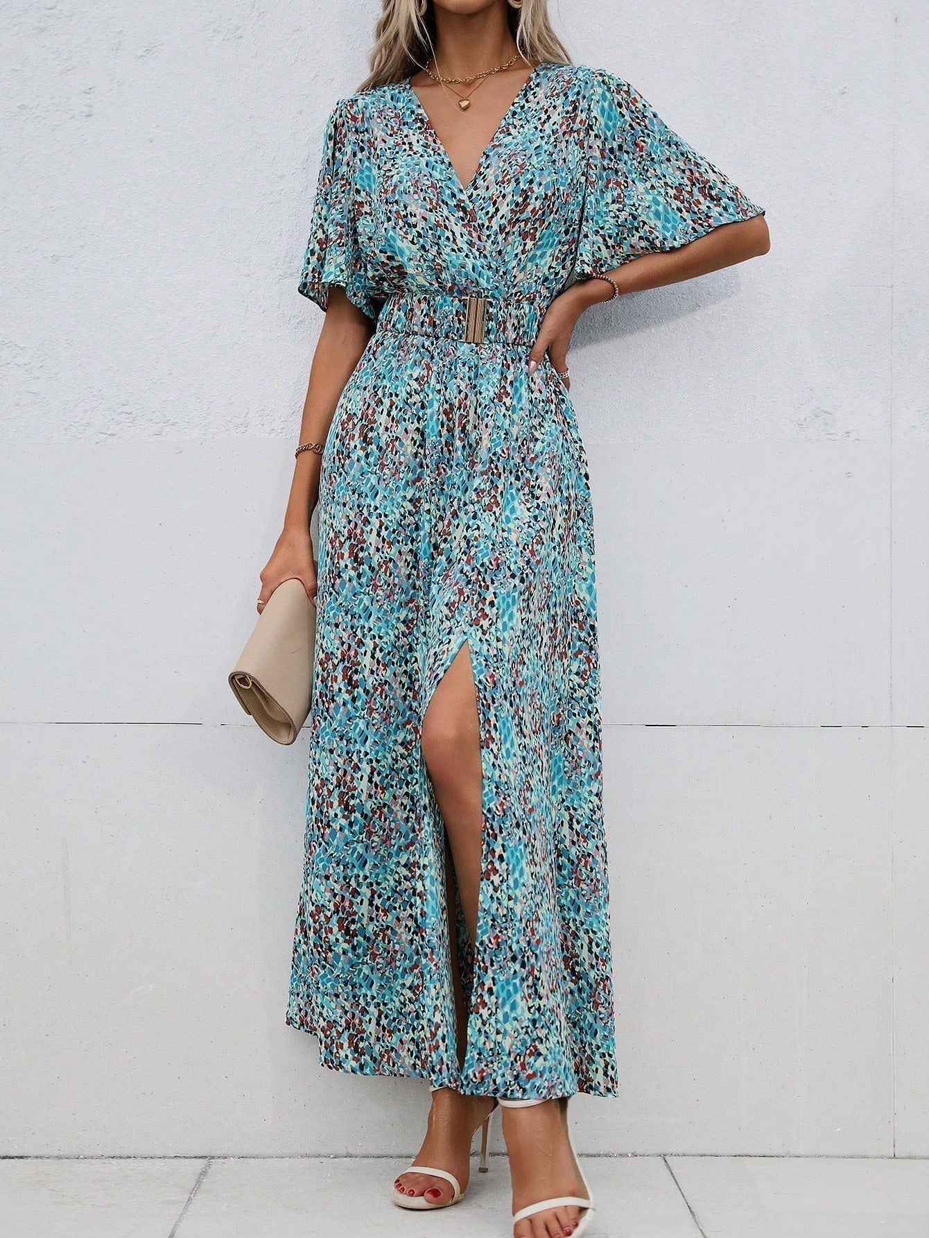 Belinda Effortless Maxi Dress Butterfly Style Elevated Occasion Wear