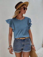 Butterfly Sleeve Blouse