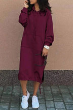 Contemporary Genoveva Casual Solid Patchwork Dress for Modern Fashion Wear