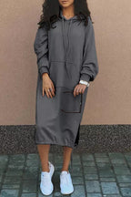 Contemporary Genoveva Casual Solid Patchwork Dress for Modern Fashion Wear