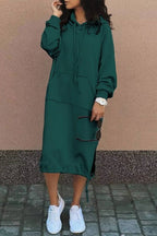 Contemporary Genoveva Casual Solid Patchwork Dress for Modern Fashion Wear