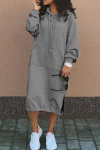 Contemporary Genoveva Casual Solid Patchwork Dress for Modern Fashion Wear