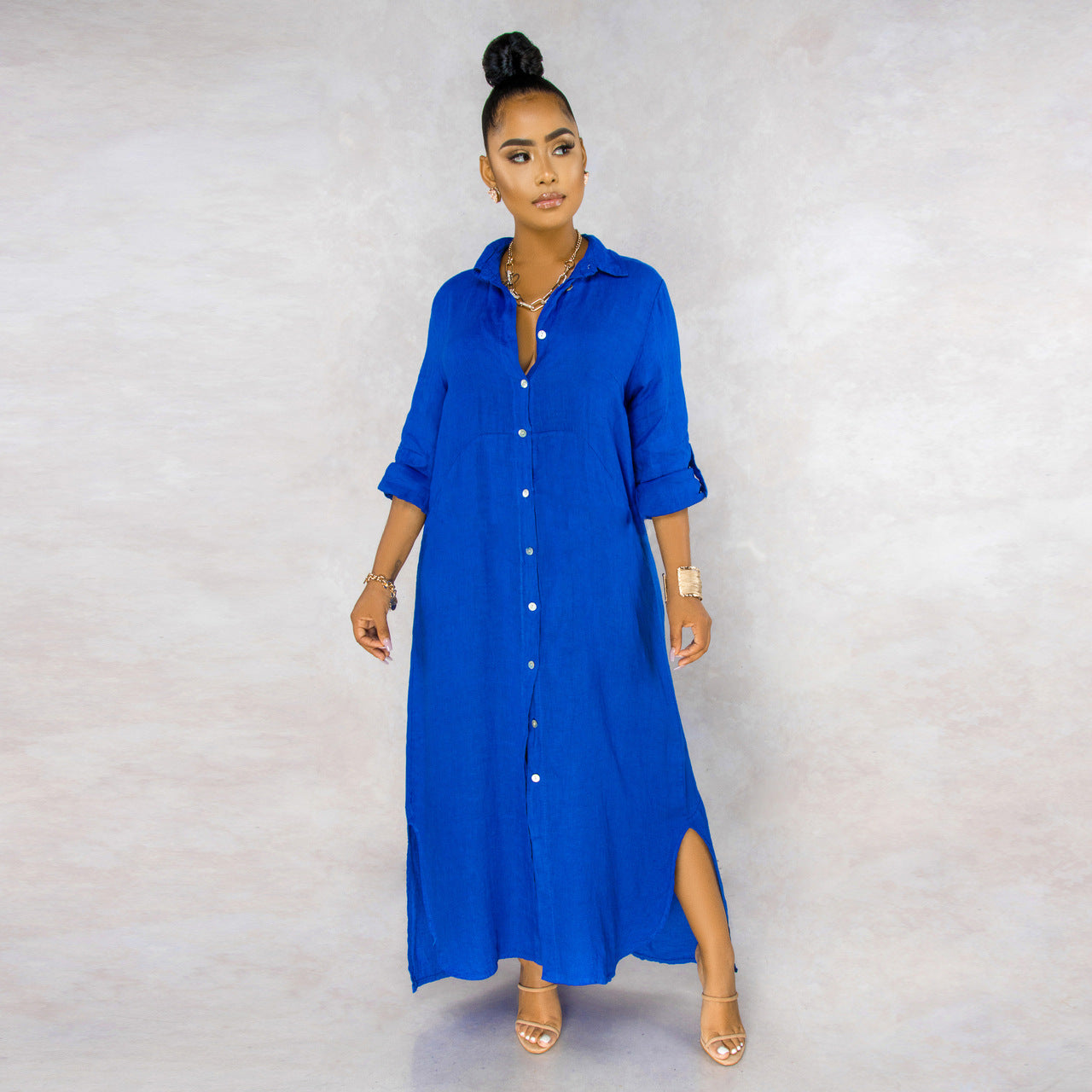 Silvia Exclusive Overshirt Dress Set Designer Edit