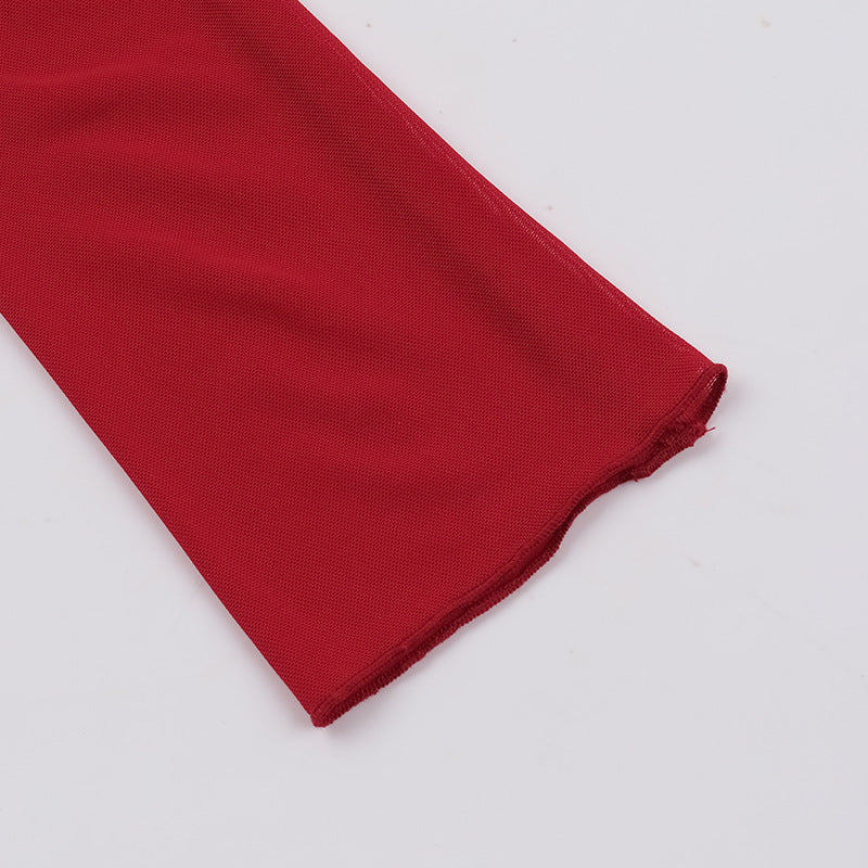 Flame Kissed Dress Red