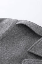 Elegant Midlength Wool Blend Coat