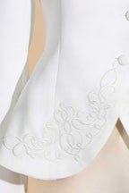 Elegant Two Piece Blazer Pleated Skirt Set