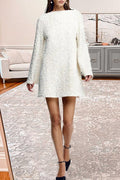 Georgina Sweet Plain Colored Dress with Relaxed Fit and Comfort Fit Design