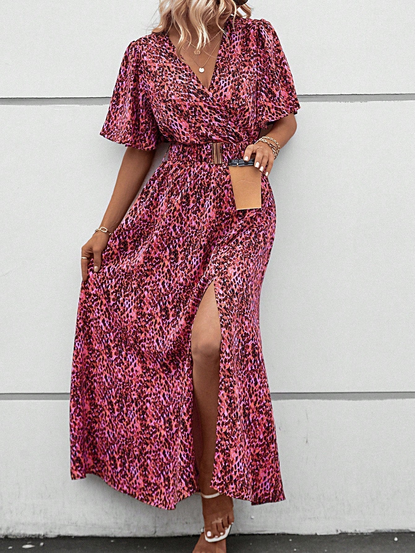 Tania Exclusive Maxi Dress Butterfly Style Designer Edit