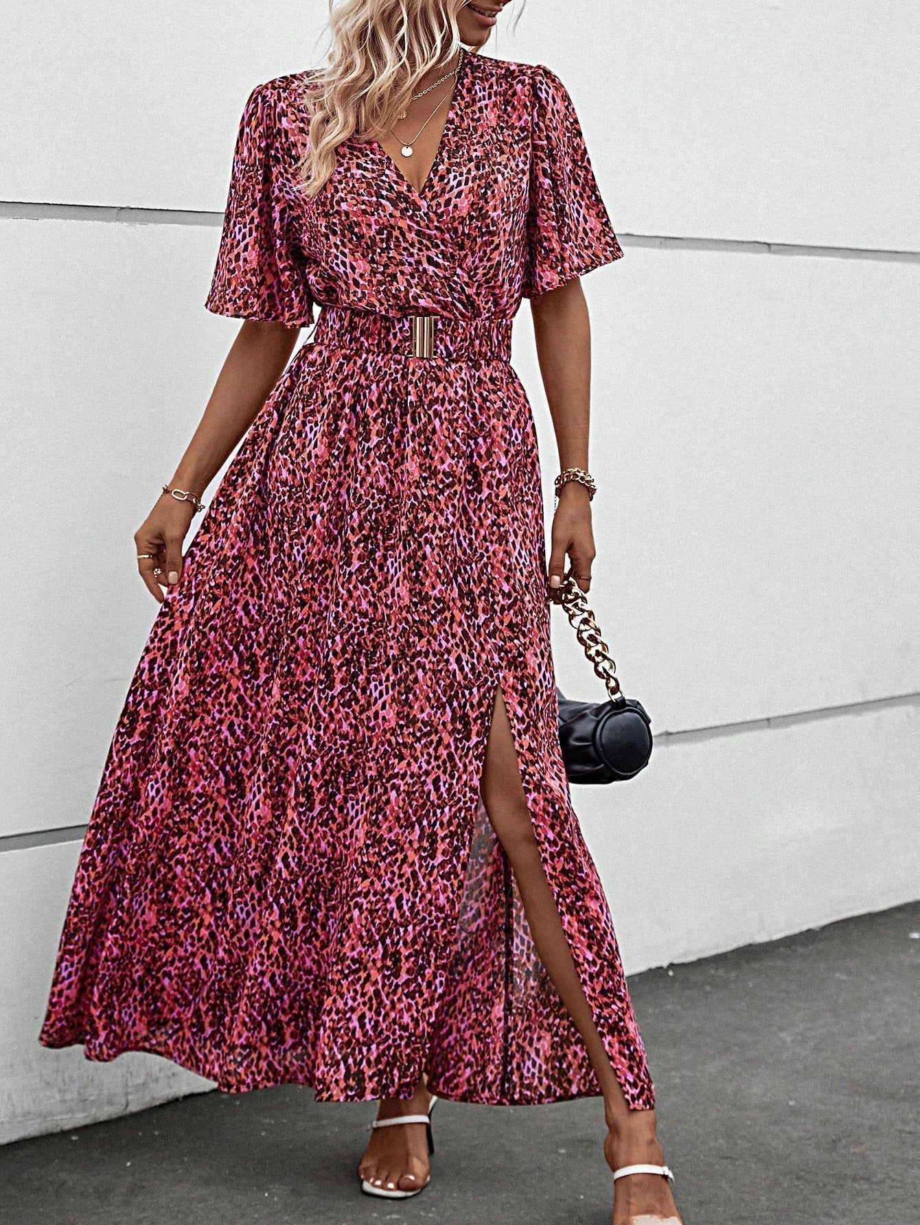 Belinda Effortless Maxi Dress Butterfly Style Elevated Occasion Wear
