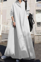 Jimena Casual Simplicity Fixed Dress with Relaxed Fit and Smart Casual Fashion