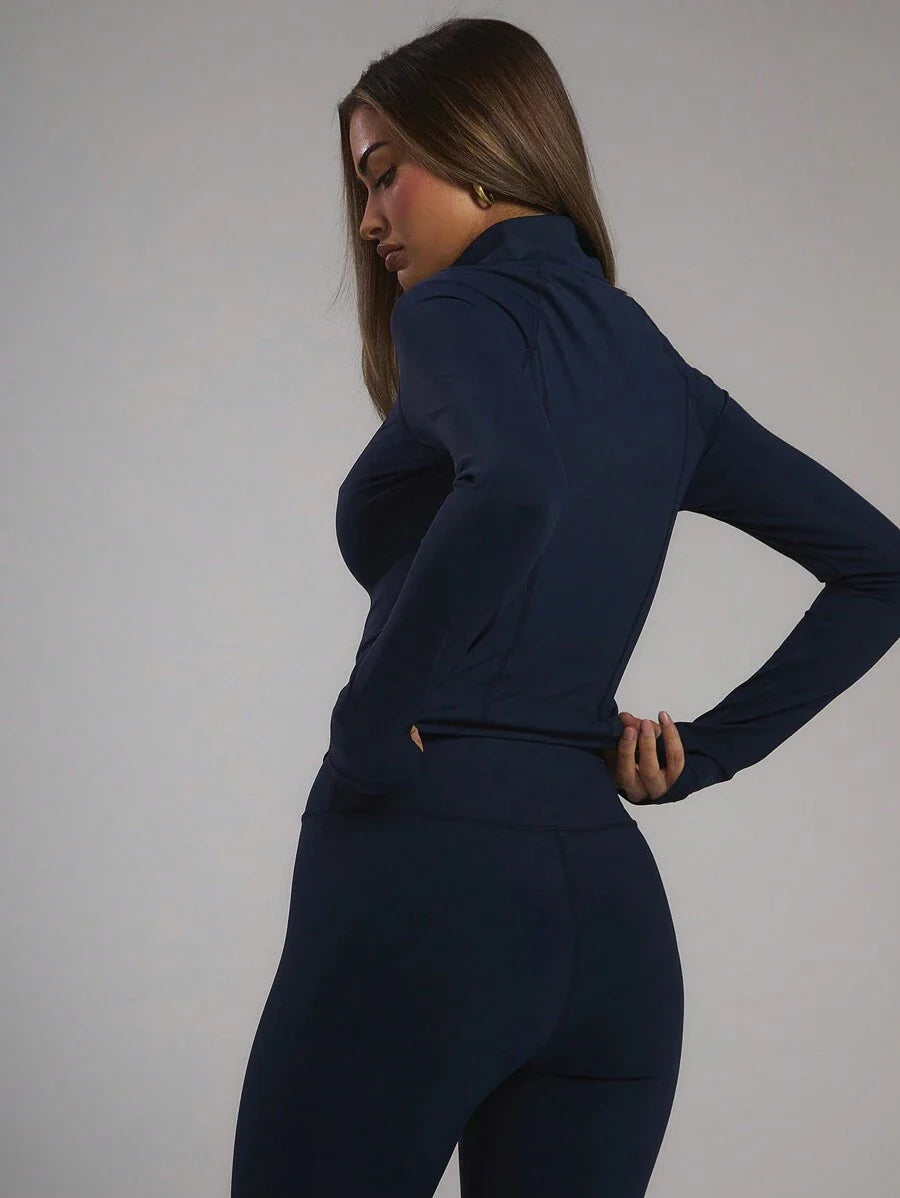 Half Zip Slim Fit Sport Jacket