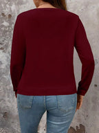 Plus Size Cardigan Apricot Long Sleeve Single Breasted Cozy