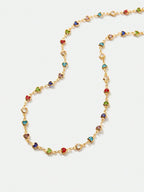 Sweet Heart Necklace Gold Plated Delicate Chain Sparkle