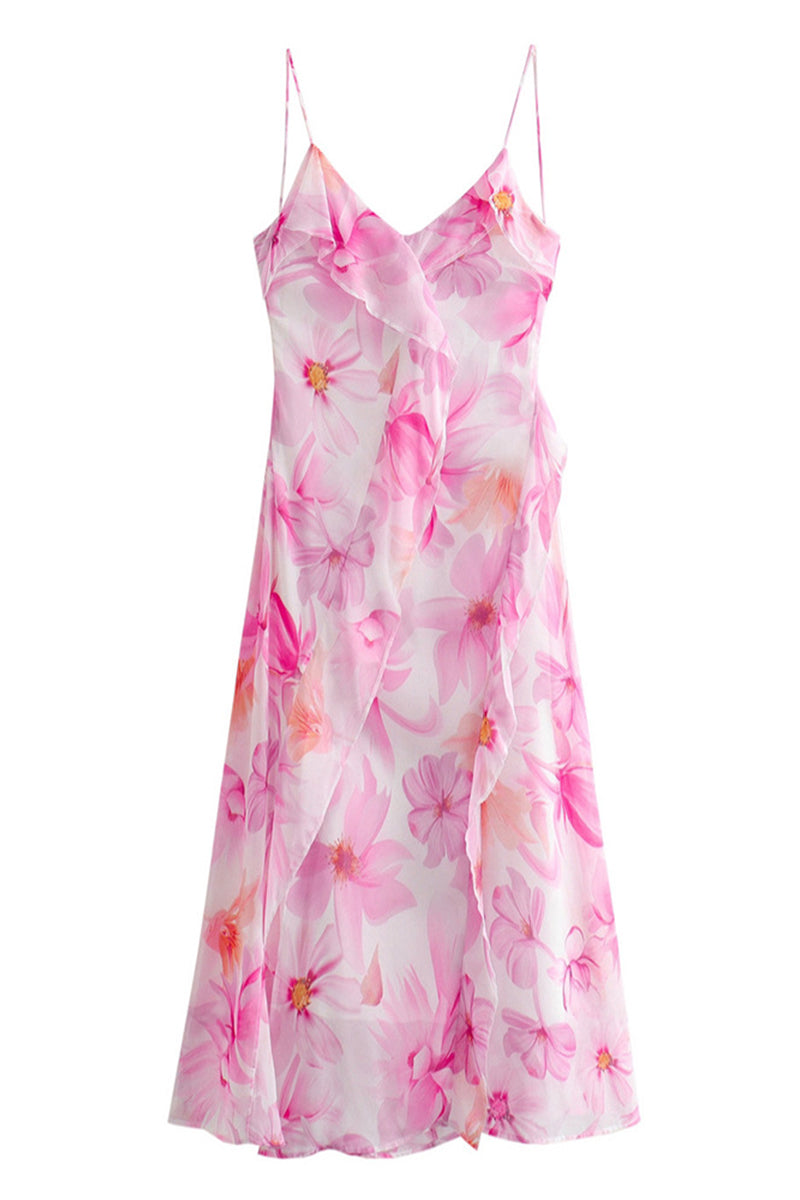 Adriana Minimalist Backless Ruffle Dress Chic Silhouette Collection