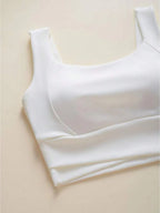 Sculpted Racerback Crop Bra
