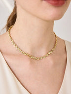 18K Gold Plated Minimalist Heart Necklace Timeless Everyday