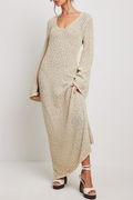 Cornelia Sexy Solid Color Vintage Inspired Dress with Premium Casual Styling