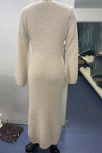 Cornelia Sexy Solid Color Vintage Inspired Dress with Premium Casual Styling