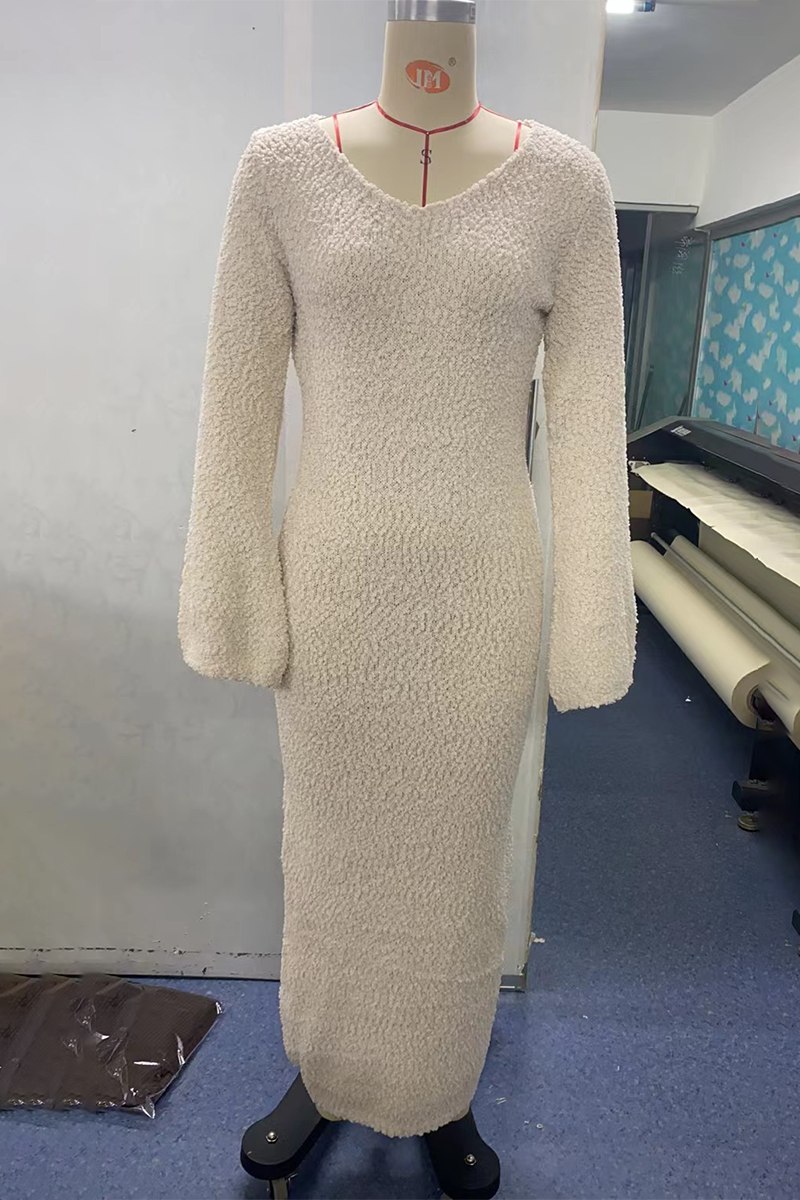 Cornelia Sexy Solid Color Vintage Inspired Dress with Premium Casual Styling