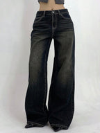 Low Waist Straight Jeans