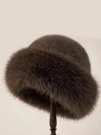 Warm Fleece Earwarmer Bucket Hat Windproof Winter Style