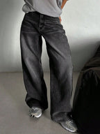 Low Waist Straight Jeans