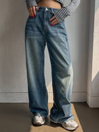 Low Waist Straight Jeans