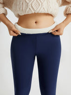 Cozy Knit High Waist Leggings For Running And Workouts