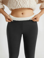 Cozy Knit High Waist Leggings For Running And Workouts