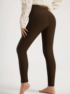 Cozy Knit High Waist Leggings For Running And Workouts