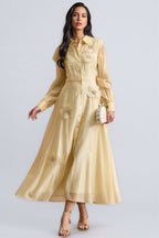 Charlaf Lace Flower Maxi Dress