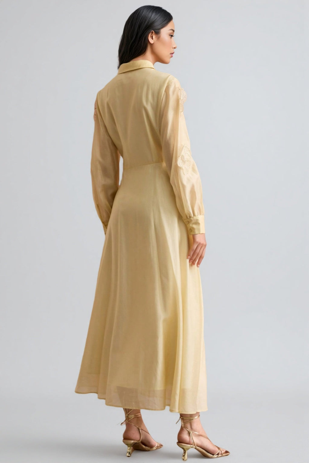 Charlaf Lace Flower Maxi Dress