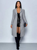 Winter Jacket With Defined Waist For Polished Workwear