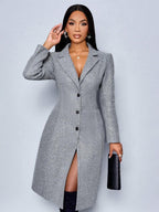 Winter Jacket With Defined Waist For Polished Workwear
