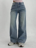 Low Waist Straight Jeans