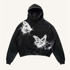 Graphic Print Oversized Hoodie