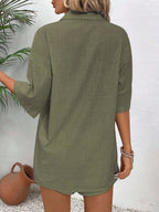 Knot Drawstring Casual Chic Matching Set