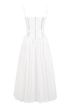 Johana Boutique Patchwork Sling Dresses with Square Neckline Evening Wear Edit