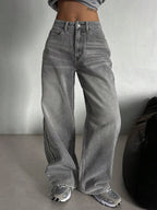 Low Waist Straight Jeans