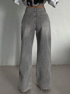 Low Waist Straight Jeans