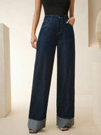 Straight Leg Denims For Women Slim Fit Winter Date Night Ready Wardrobe Essential