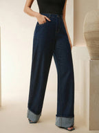 Straight Leg Denims For Women Slim Fit Winter Date Night Ready Wardrobe Essential