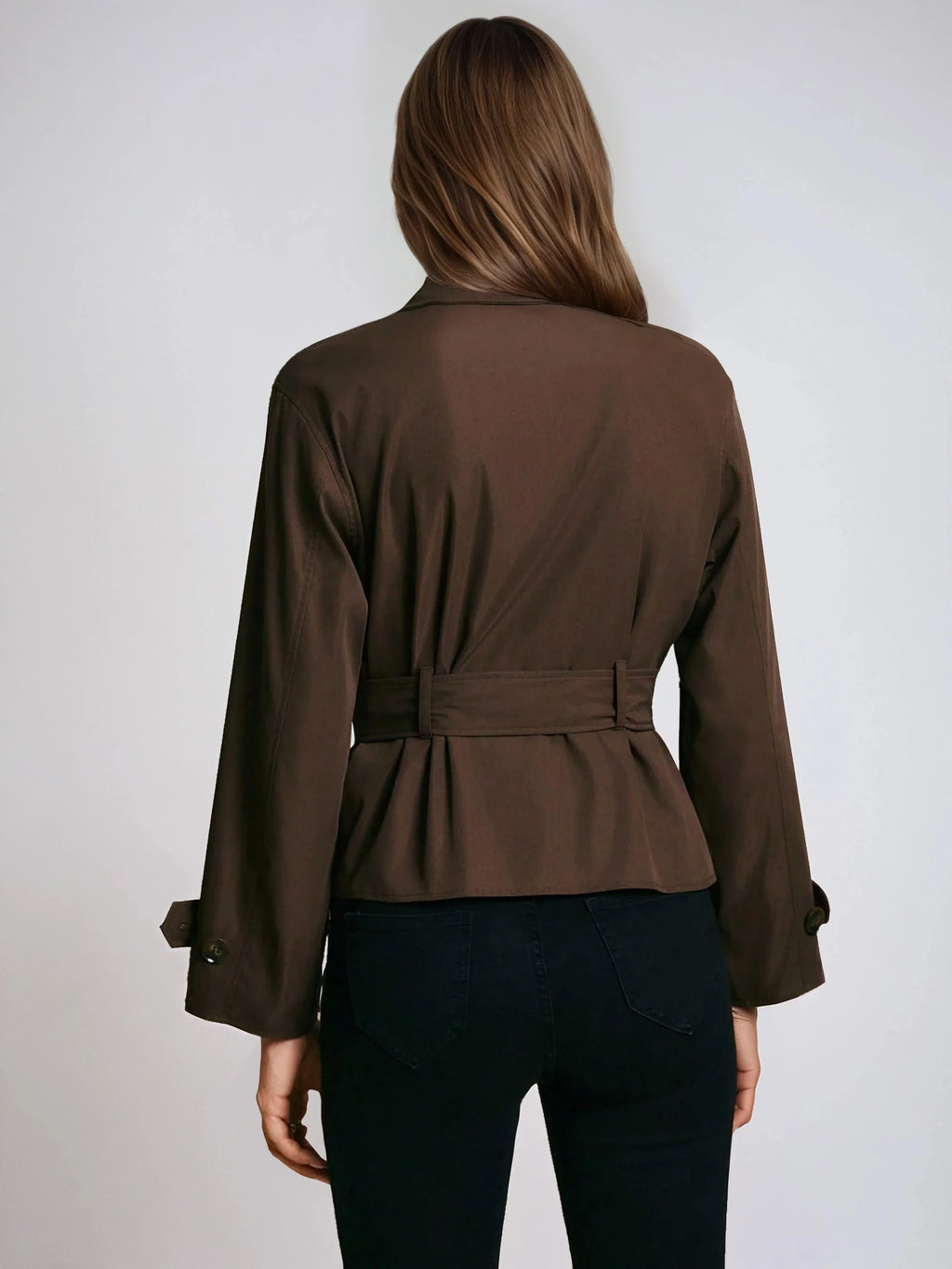 Belted Trench Coat For Elegant Warmth And Timeless Style