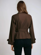 Belted Trench Coat For Elegant Warmth And Timeless Style