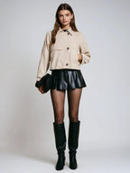 Timeless Trench Coat Double Breasted Old Money Style