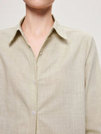 Timeless Style Shirt Button Front With Collar Long Sleeve