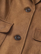 Sleeveless Lapel Neck Vest Blazer Slim Fit With Pockets