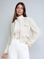 Wool Blend Jacket For Daily Wear Essentials Comfortable